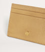 Gold Leather Metallic Card Holder