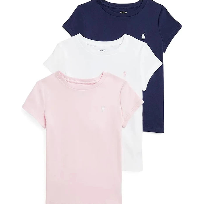 Polo Ralph Lauren Çocuk Pamuklu Tişört (3'lü)