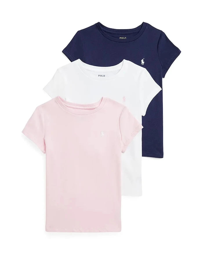 Polo Ralph Lauren Çocuk Pamuklu Tişört (3'lü)