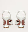 Satin Begum Slingback Pumps 70 WHITE