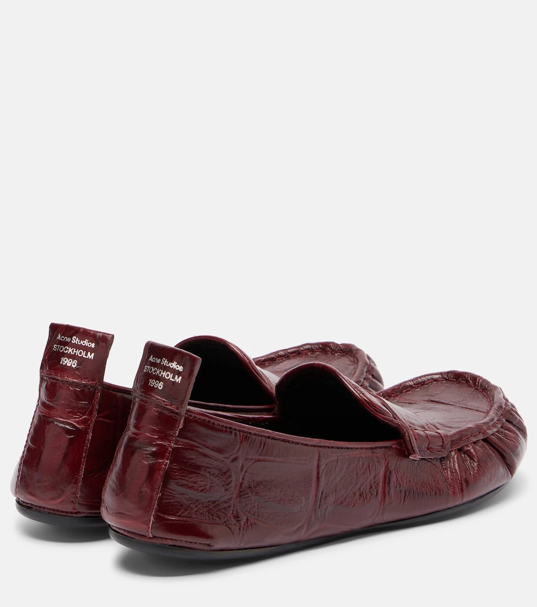 Acne Studios - Bojan croc-effect leather loafers