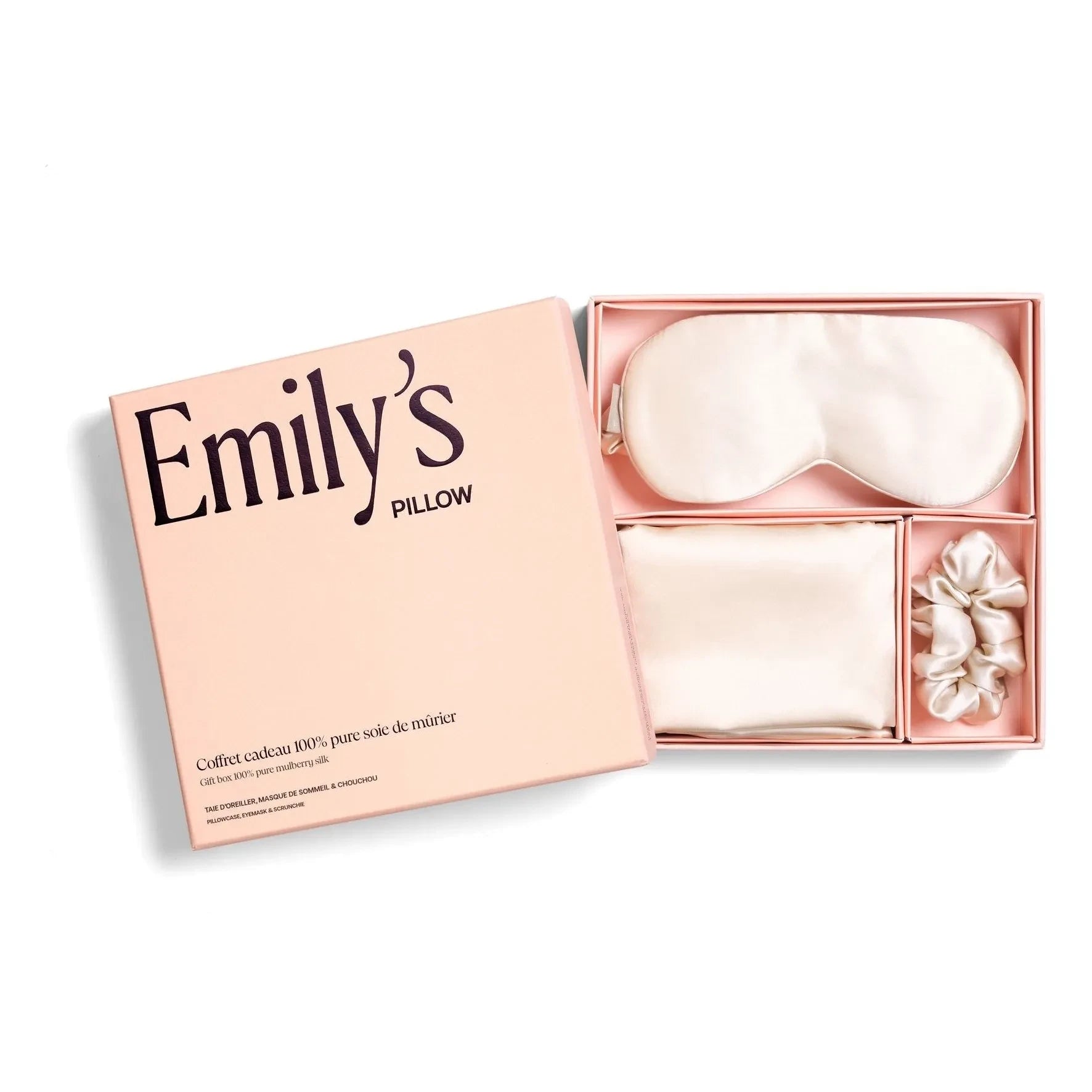 Emily's Pillow - Silk Sleep Set  | Champagne