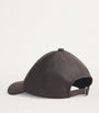 Yves Salomon Black Lambskin Cap