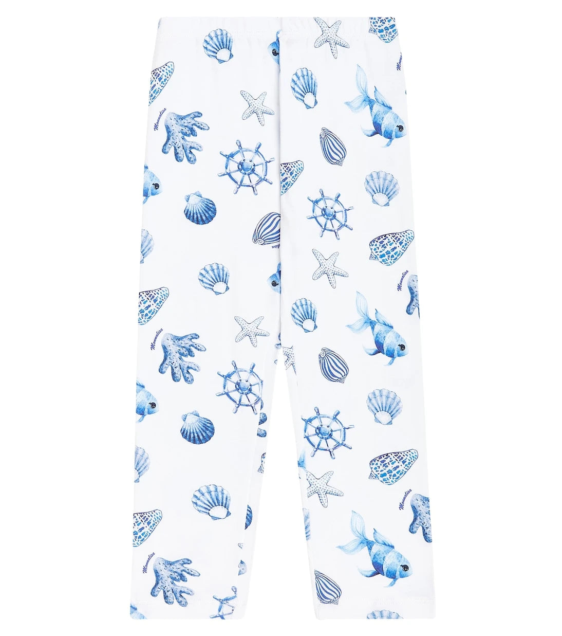 Monnalisa - Printed cotton-blend jersey leggings