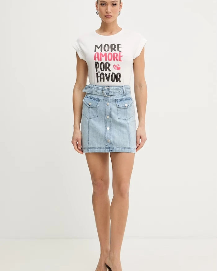 Morgan denim etek