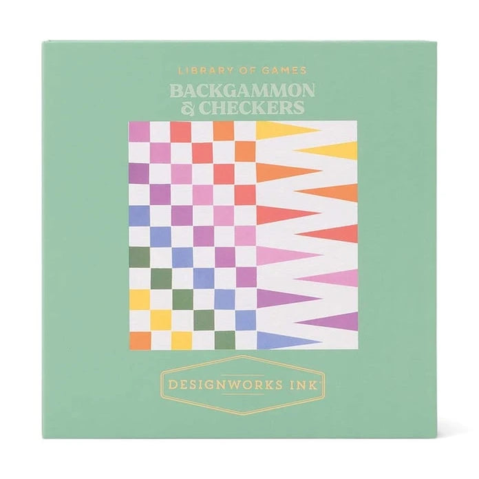 Настолна игра Designworks Ink Checkers / Backgammon