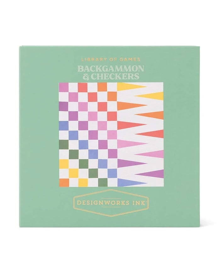 Настолна игра Designworks Ink Checkers / Backgammon