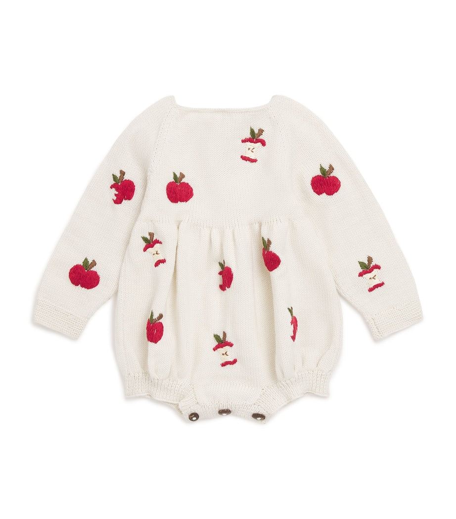 Shirley Bredal Merino Wool Apple Bodysuit (0-36 Months)