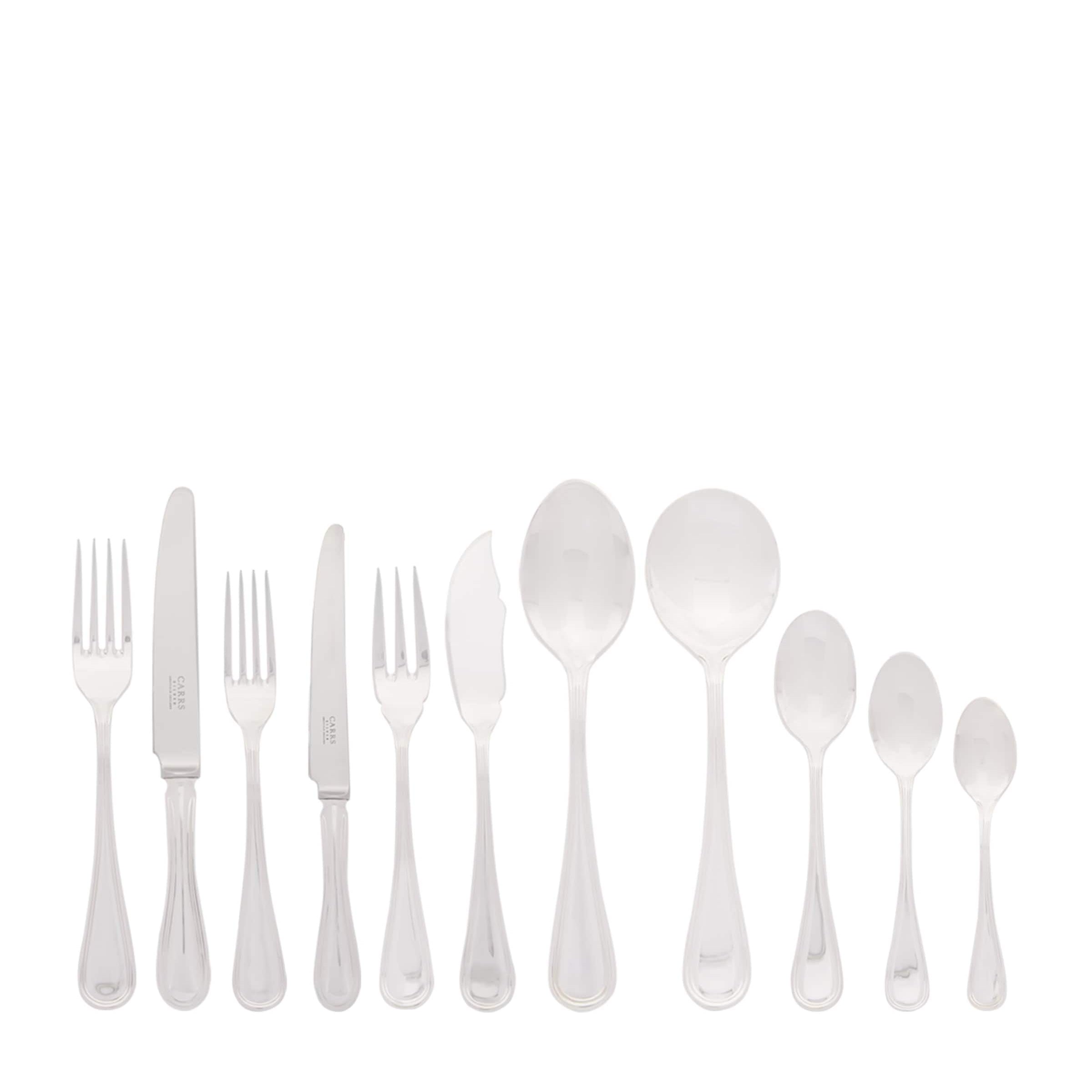 Carrs Silver English Thread Silver-Plated 44-Piece Set