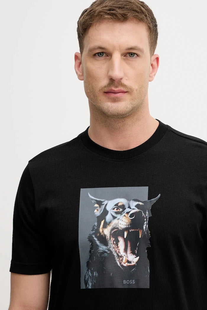 BOSS Orange Te_Dobermann Pamuklu Tişört