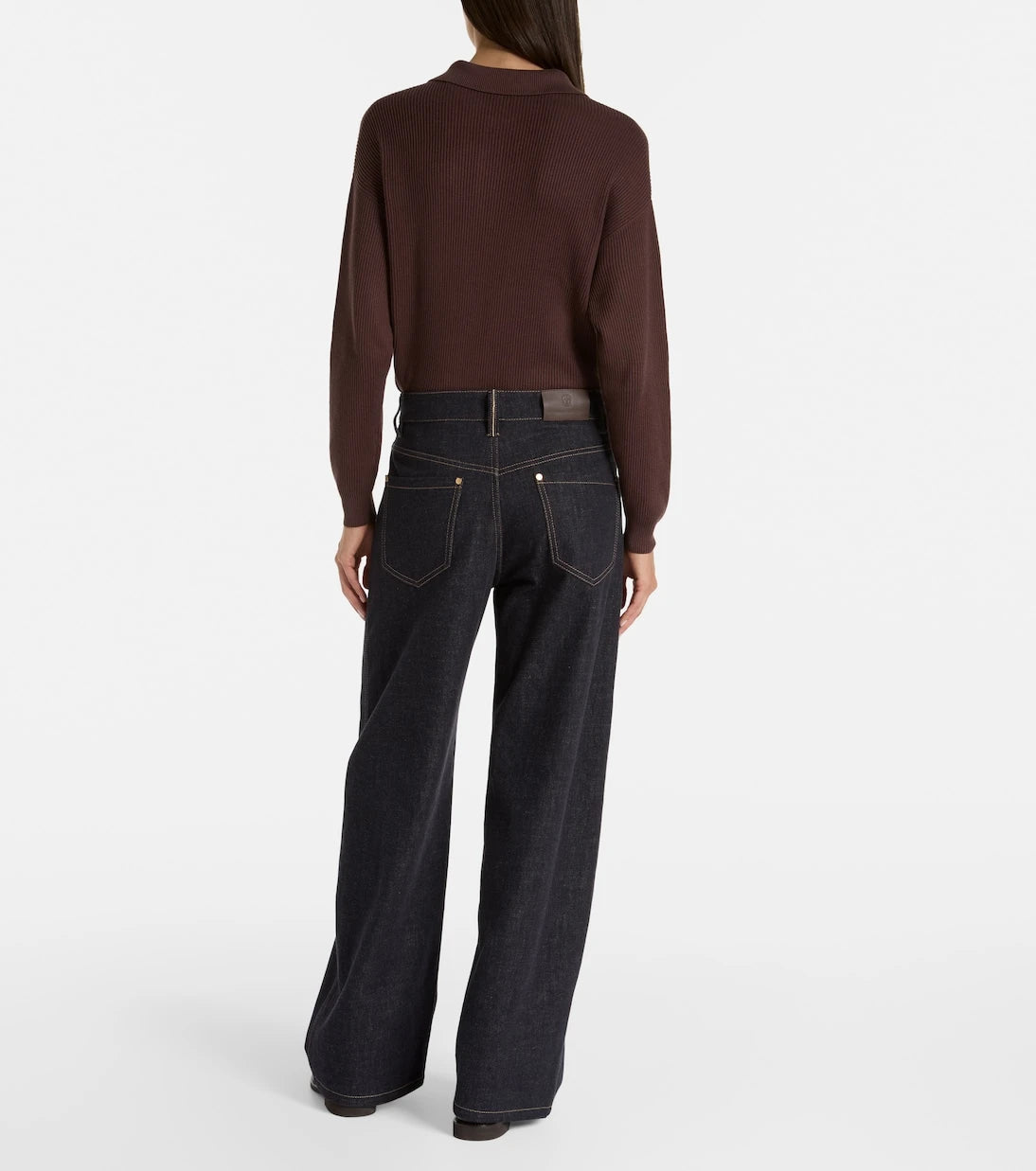 Brunello Cucinelli - Mid-rise wide-leg jeans