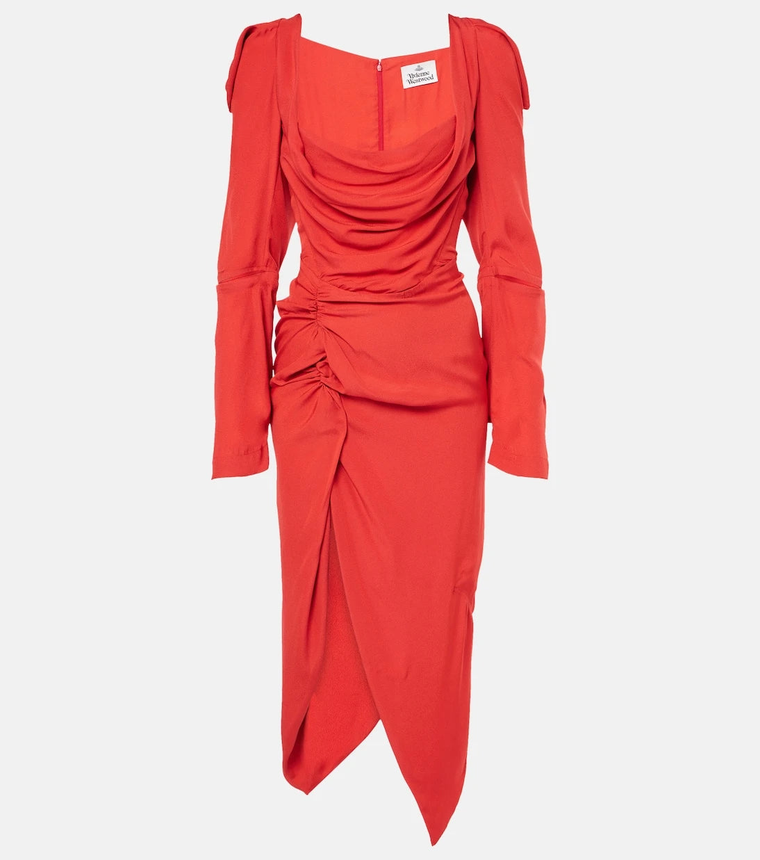 Vivienne Westwood - Panther draped midi dress