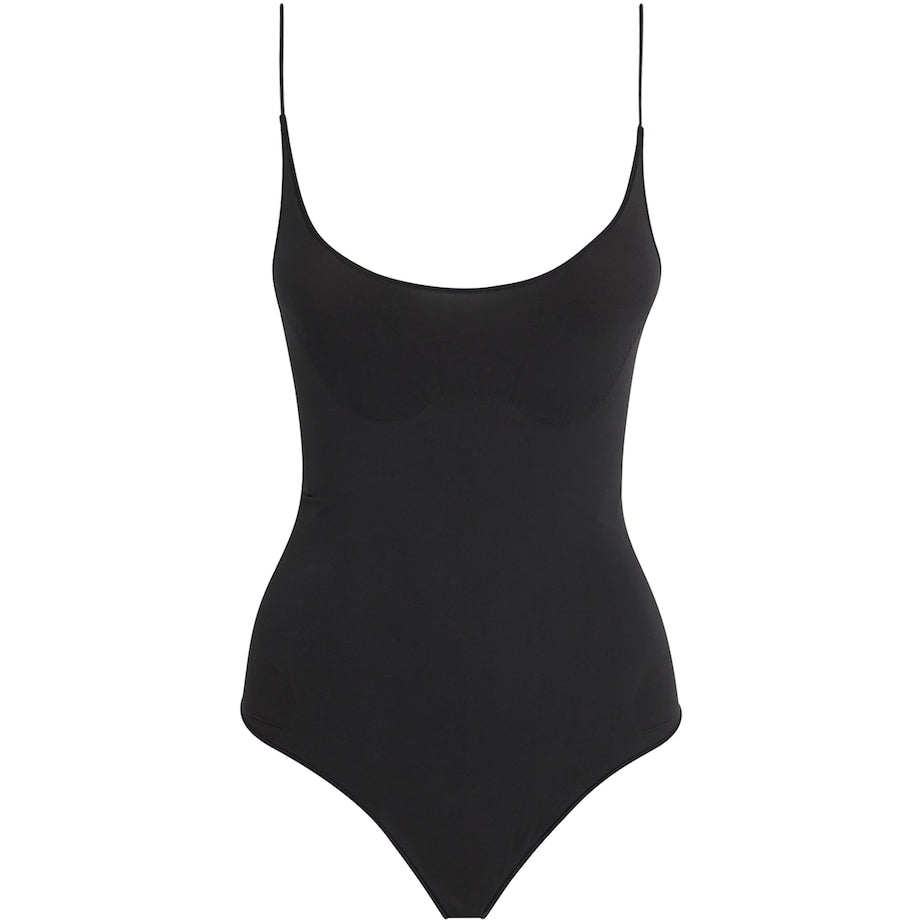 Sheer Seamless Thong Bodysuit