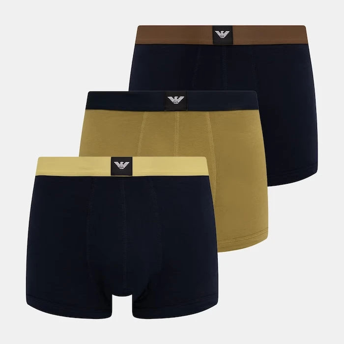 Emporio Armani Underwear Erkek Pamuklu Elastan Boxer 3'lü