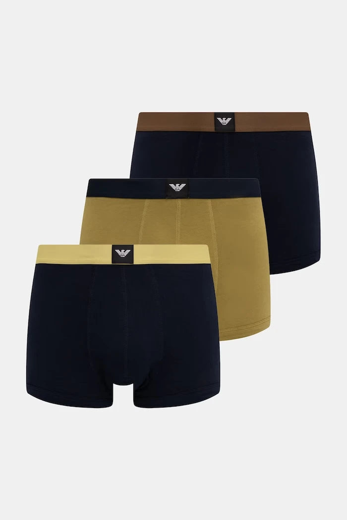 Emporio Armani Underwear Erkek Pamuklu Elastan Boxer 3'lü