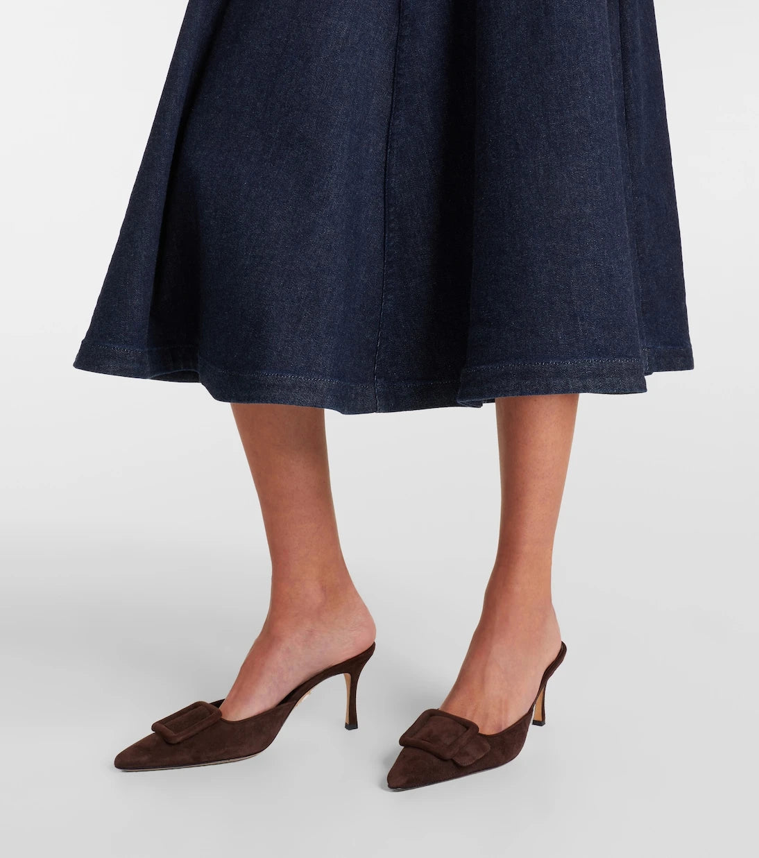 Altuzarra - Varda denim midi skirt