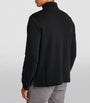 Polo Ralph Lauren Black Cotton Quarter-Zip Sweater