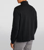 Polo Ralph Lauren Black Cotton Quarter-Zip Sweater