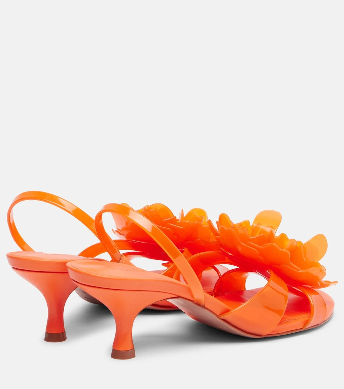 Farm Rio - Floral-appliqué sandals