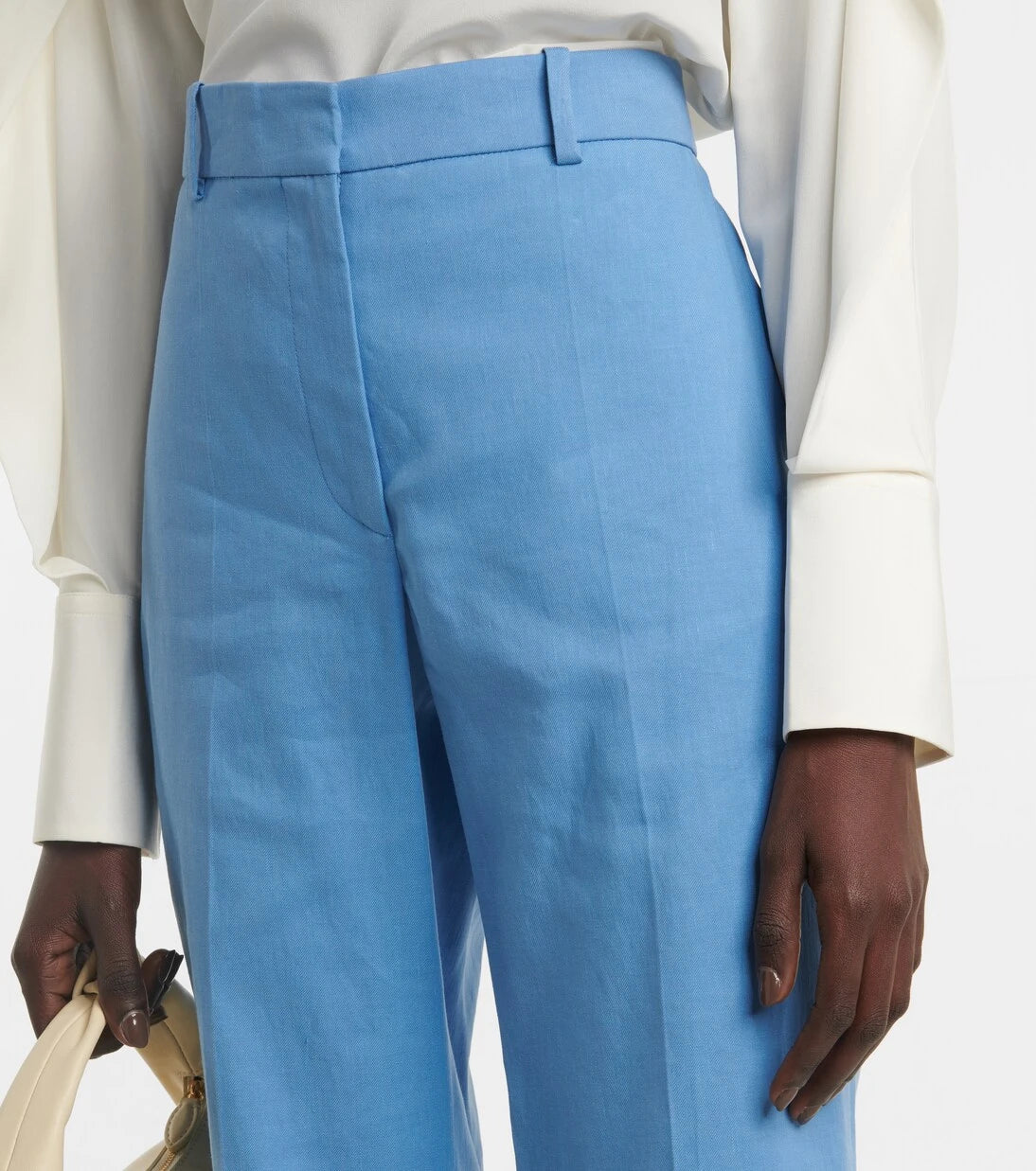 Joseph - Linen-blend high-rise flared pants