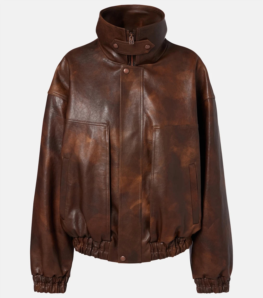Magda Butrym - Leather blouson jacket
