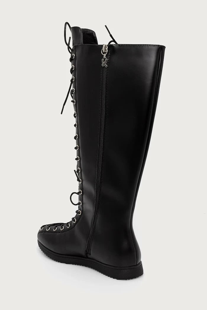 Koi Footwear Numinous Lace Up Charm Uzun Botlar