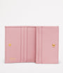 Pink Small Saffiano Leather Wallet
