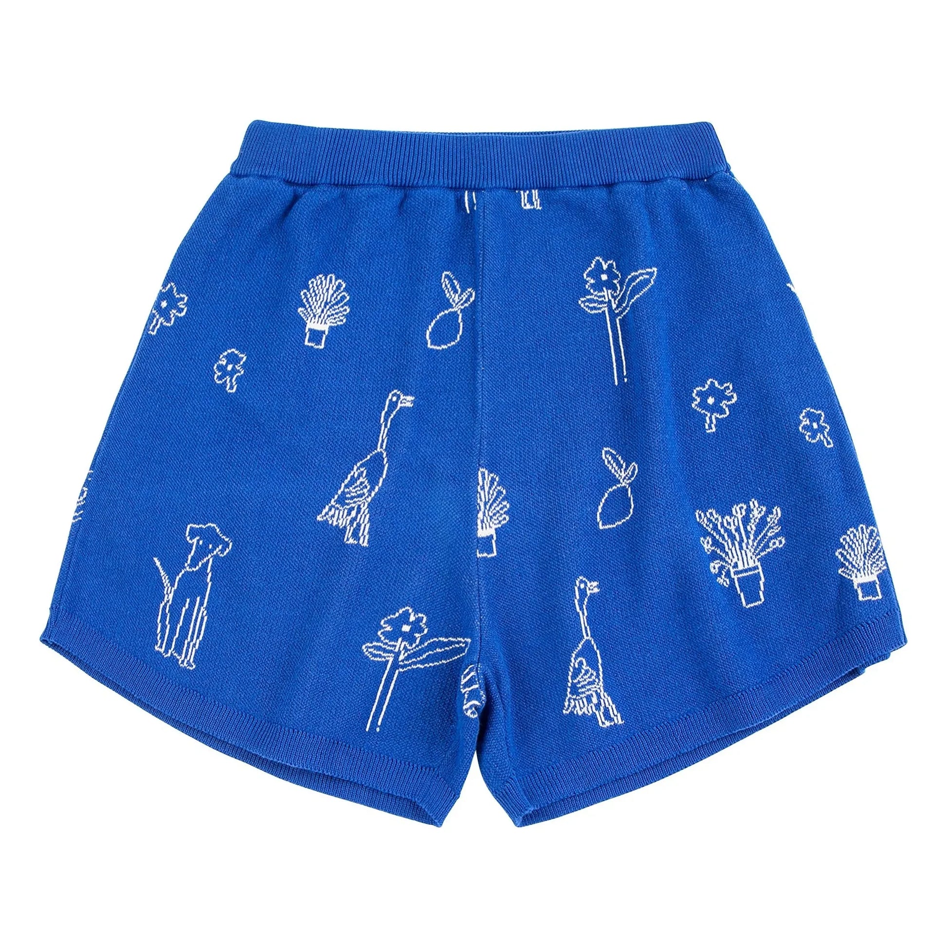 Bobo Choses - Summer Trip Organic Cotton Shorts | Blue