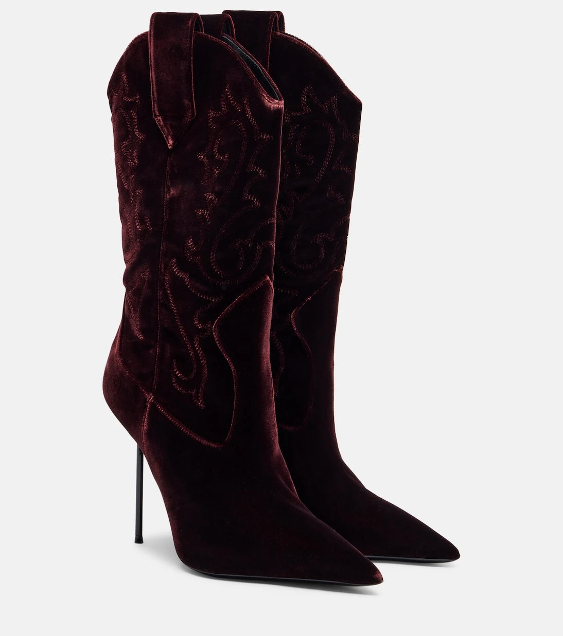 Paris Texas - Lidia 105 velvet mid-calf boots