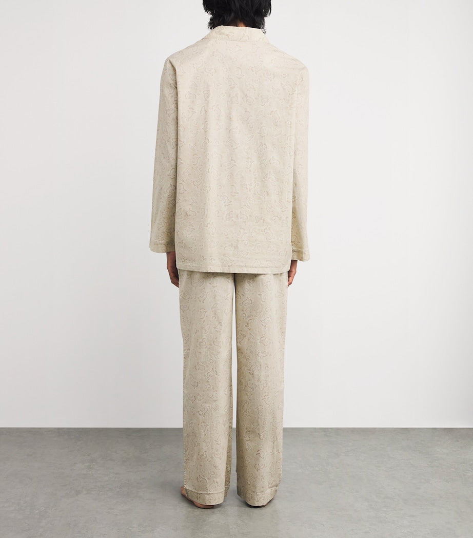 Cotton Poplin Paisley Pyjama Set