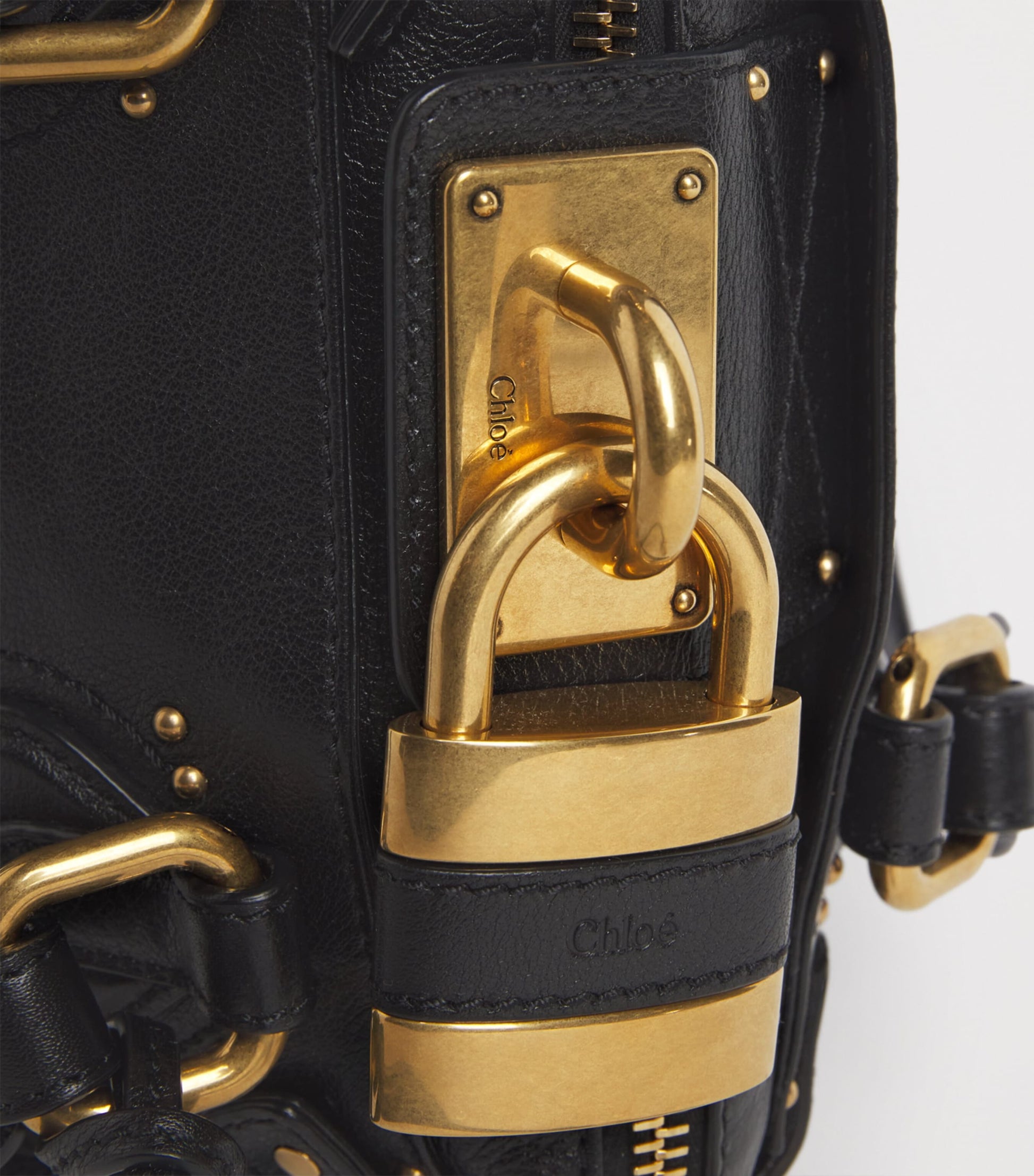Chloé Small Leather Paddington Top-Handle Bag