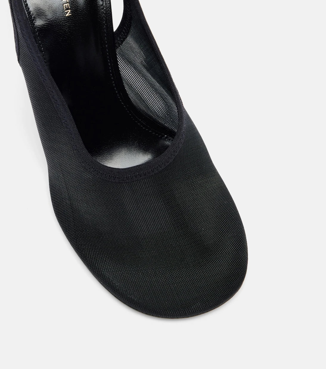 Dries Van Noten - Mesh wedge slingback pumps