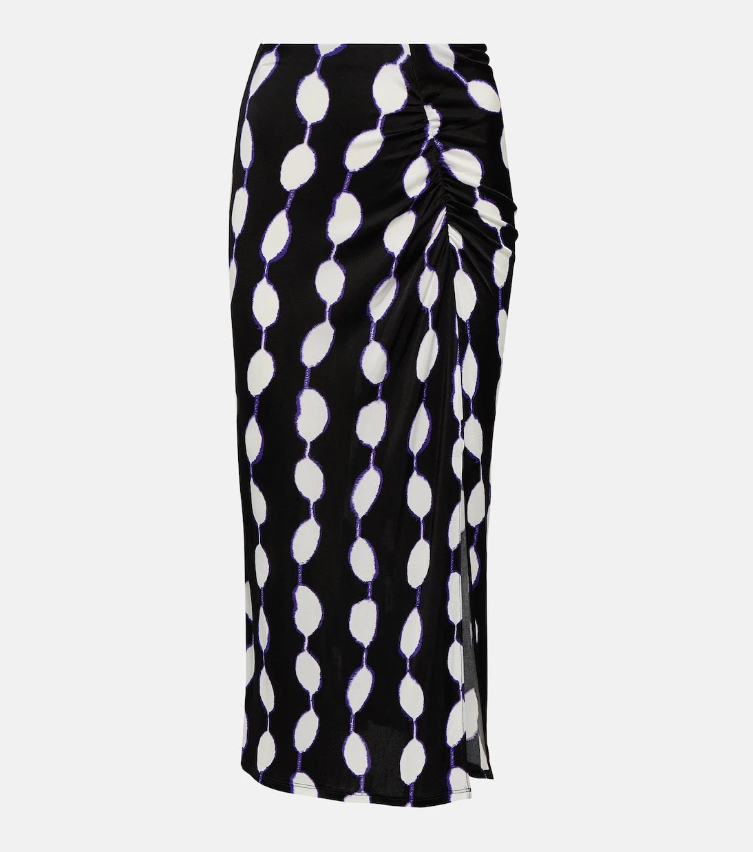 Diane von Furstenberg - Garcel printed jersey midi skirt