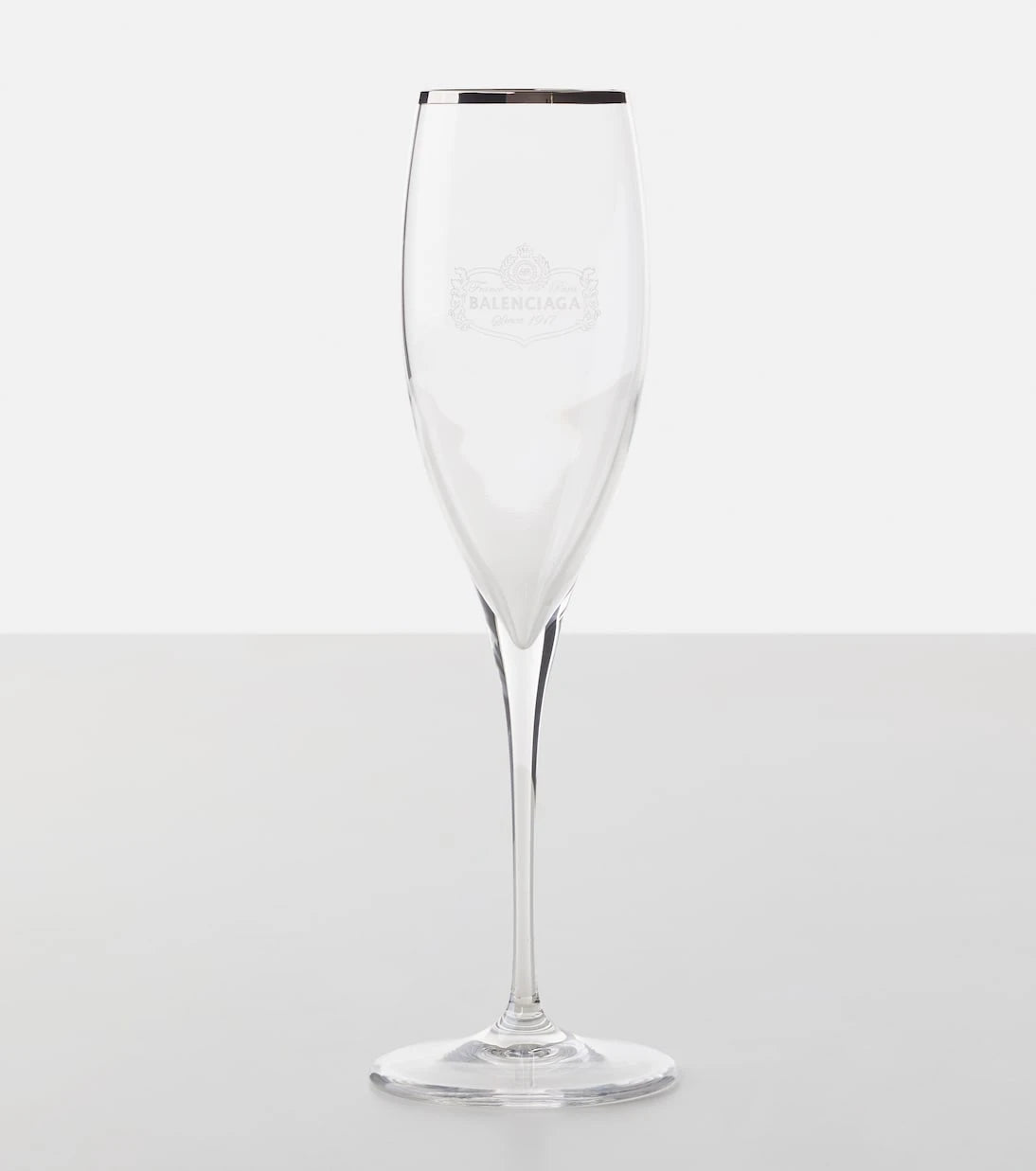 Balenciaga - Set of two champagne flute glasses