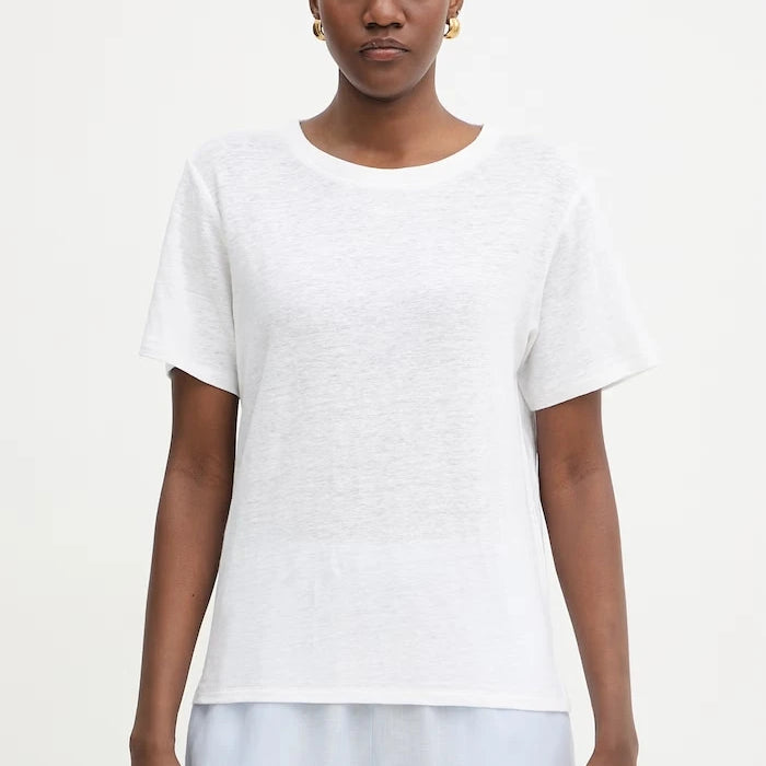 Weekend Max Mara тениска дамска с лен PELOTA