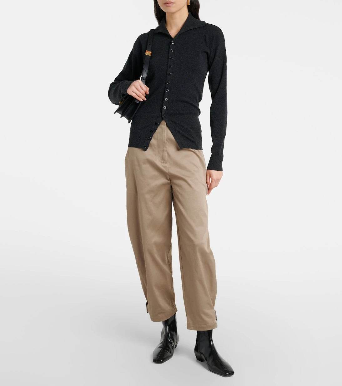 Proenza Schouler - Serene cotton barrel-leg pants