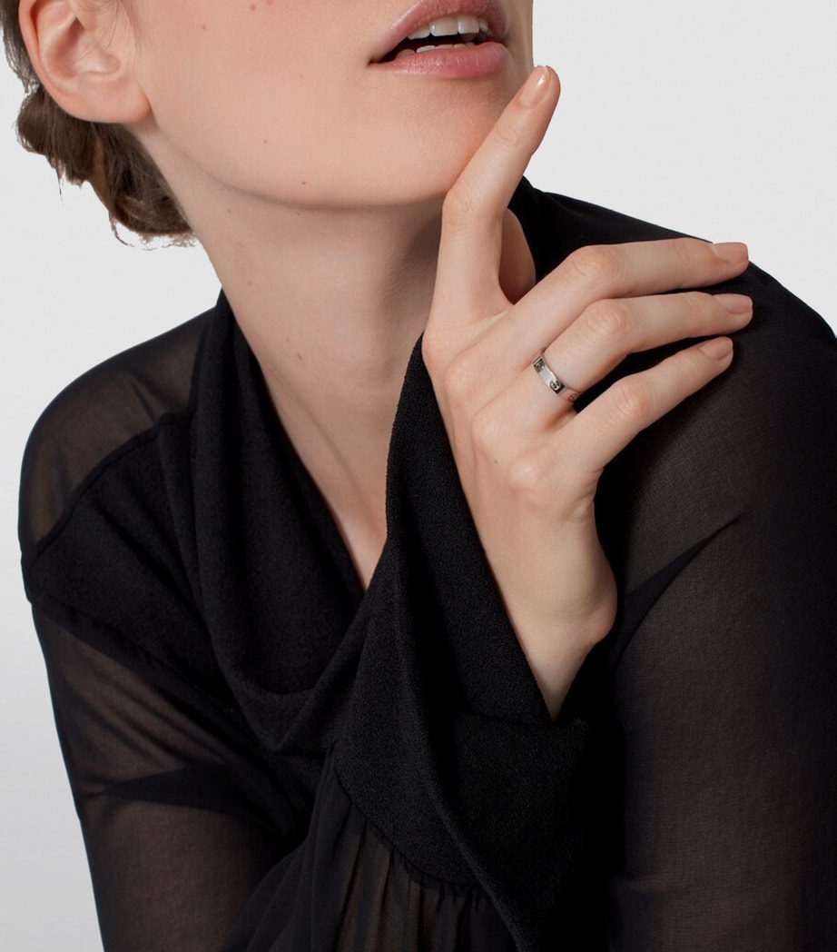 Cartier White Gold LOVE Wedding Band