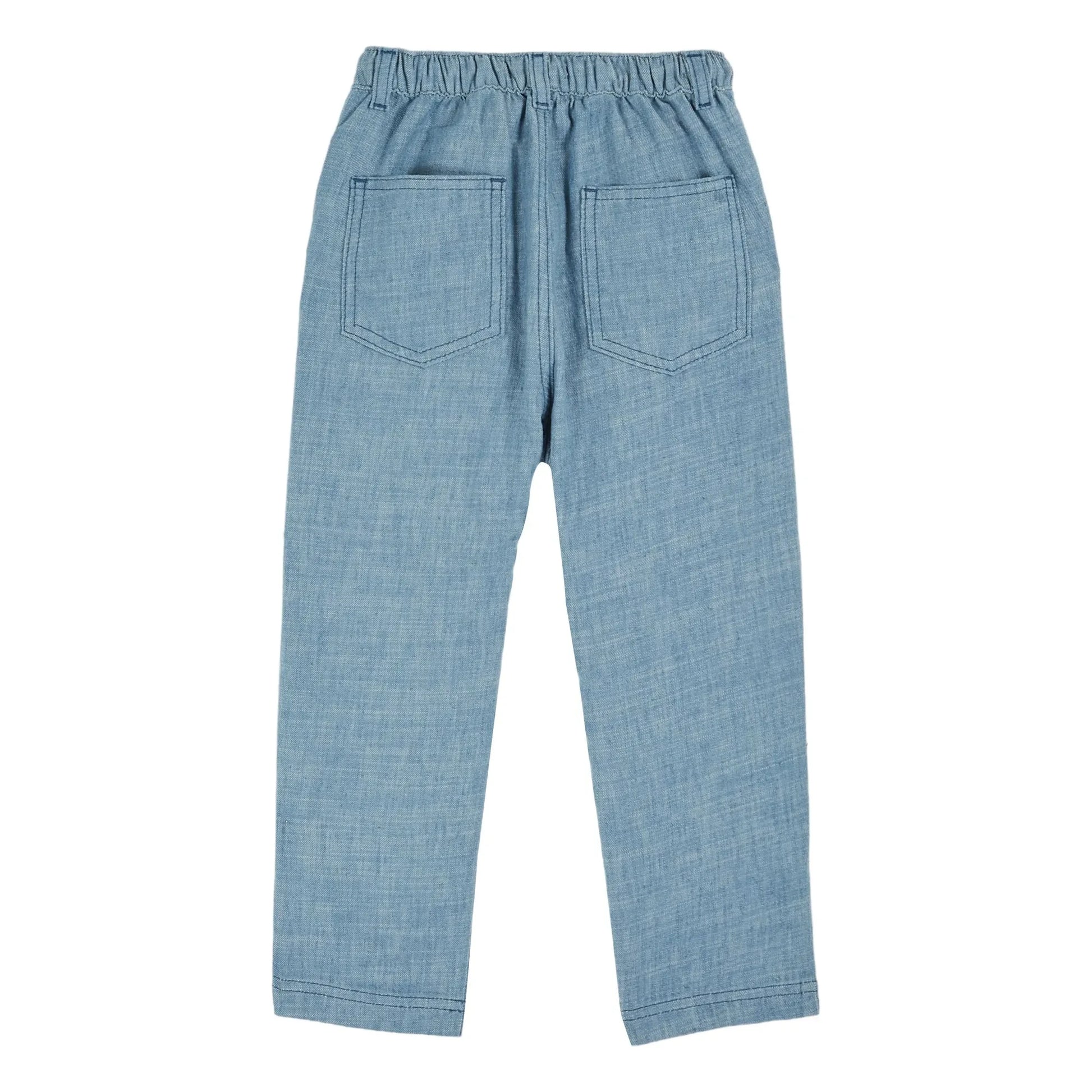 Emile et Ida - Chambray pants | Blue