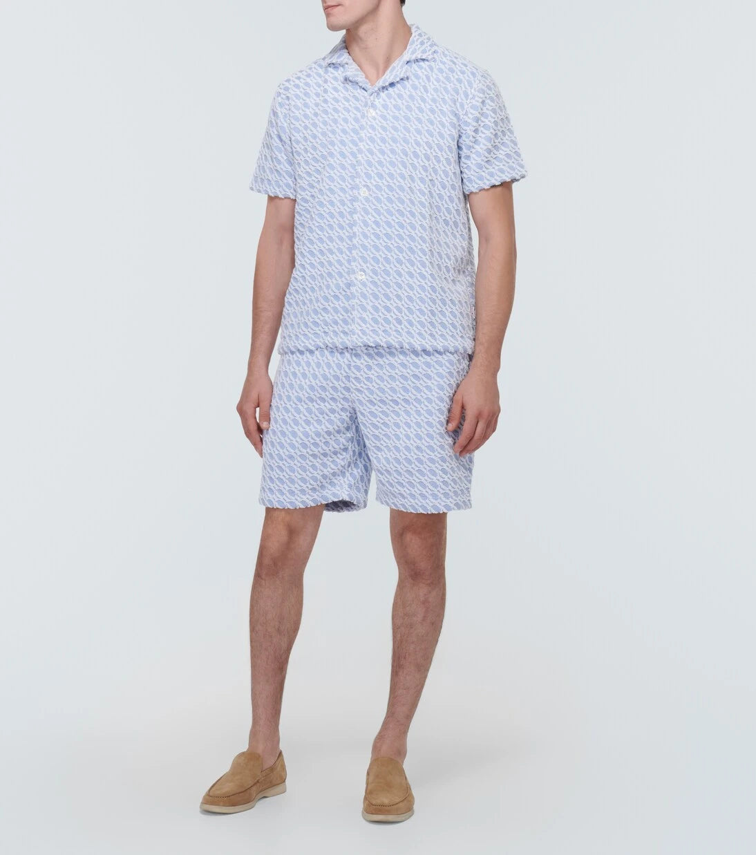 Orlebar Brown - Howell cotton terry bowling shirt