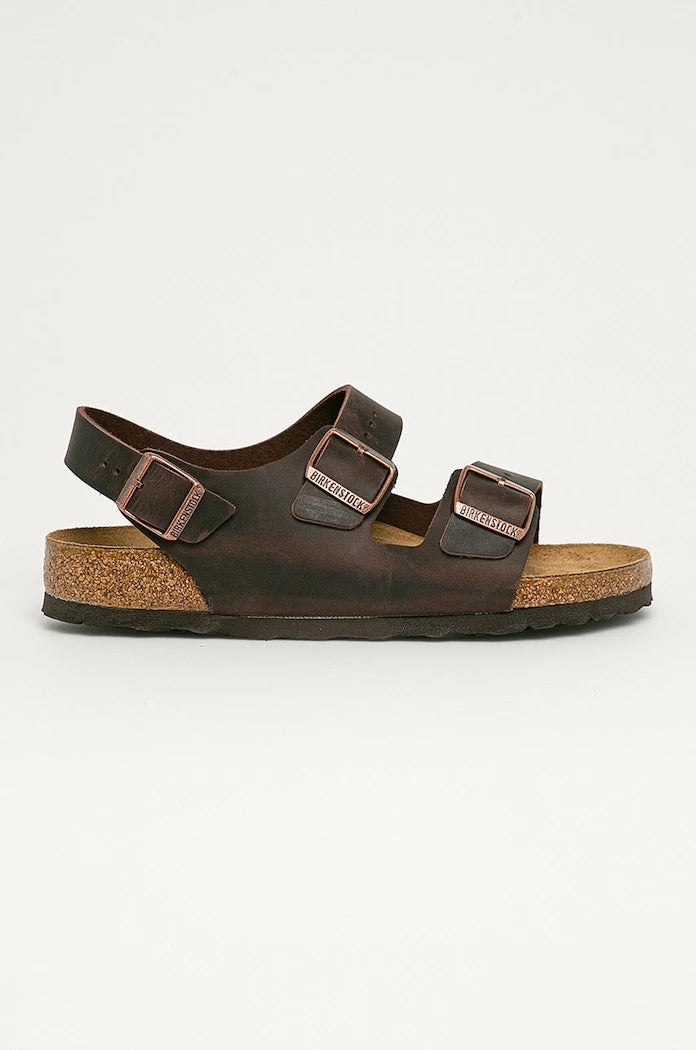 Кожени сандали Birkenstock Milano