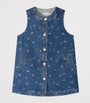 Blue Denim Cherry Print Jette Dress (4-8 Years)