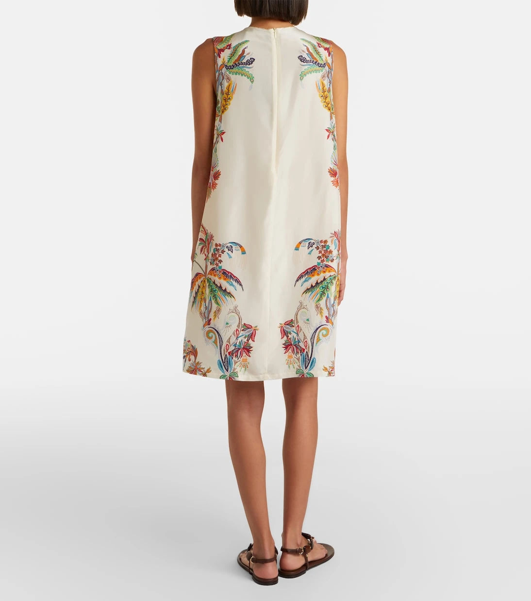 Etro - Printed silk minidress
