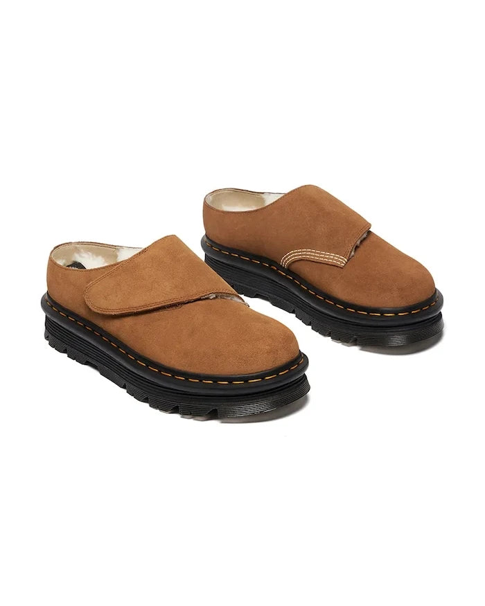 Dr. Martens ZebZag AnyWair Sıcak Astarlı Deri Mule Terlik