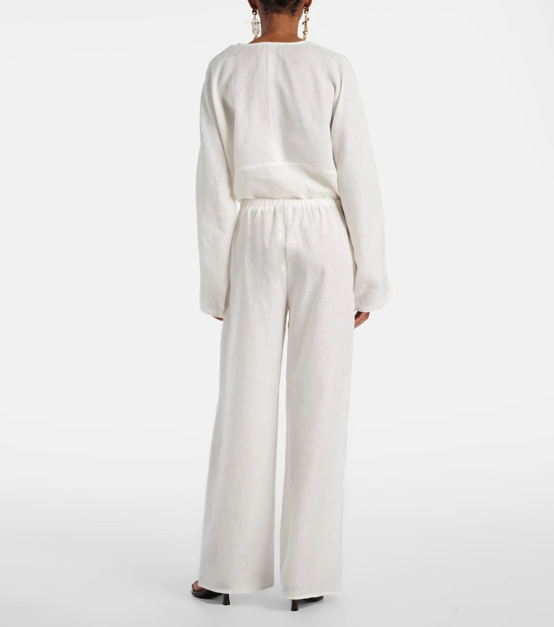 Asceno - Austin linen wide-leg pants