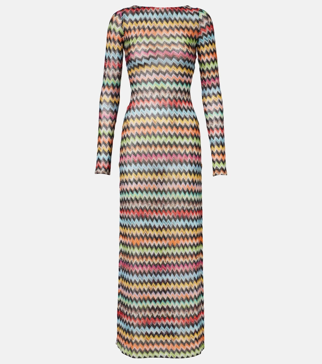 Missoni - Zigzag lamé beach cover-up