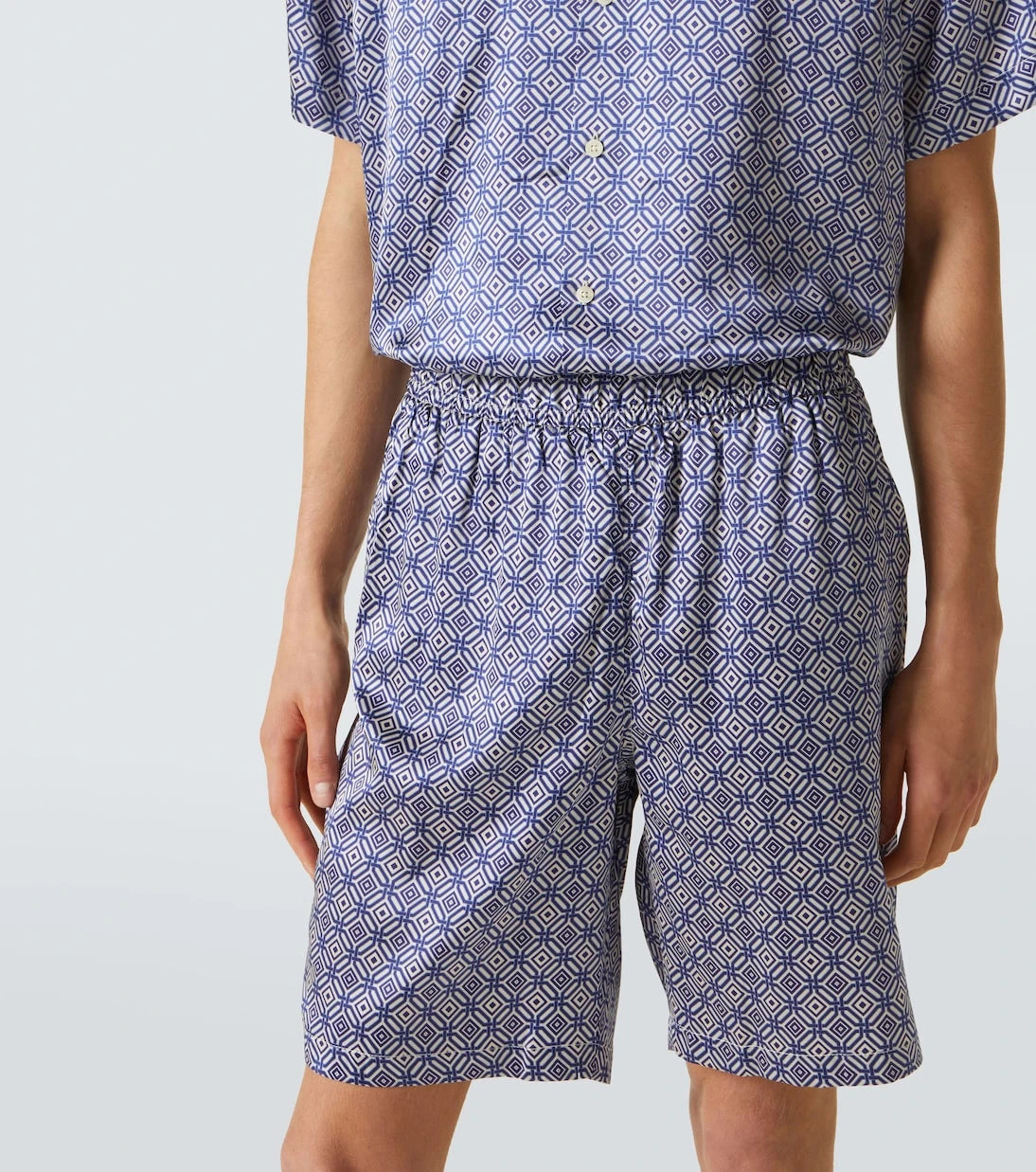 Frescobol Carioca - Palma silk-blend Bermuda shorts