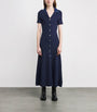Sandro Paris Blue Knitted Midi Dress