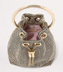 Gold Micro Embellished Bon Bon Top-Handle Bag