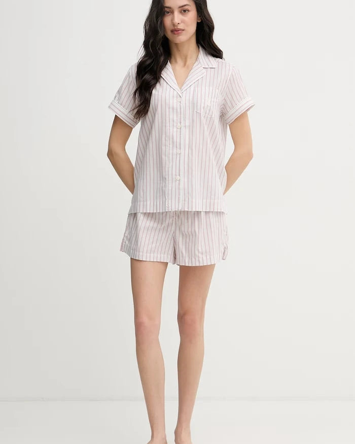 Lauren Ralph Lauren iki parçalı kadın pamuklu pijama