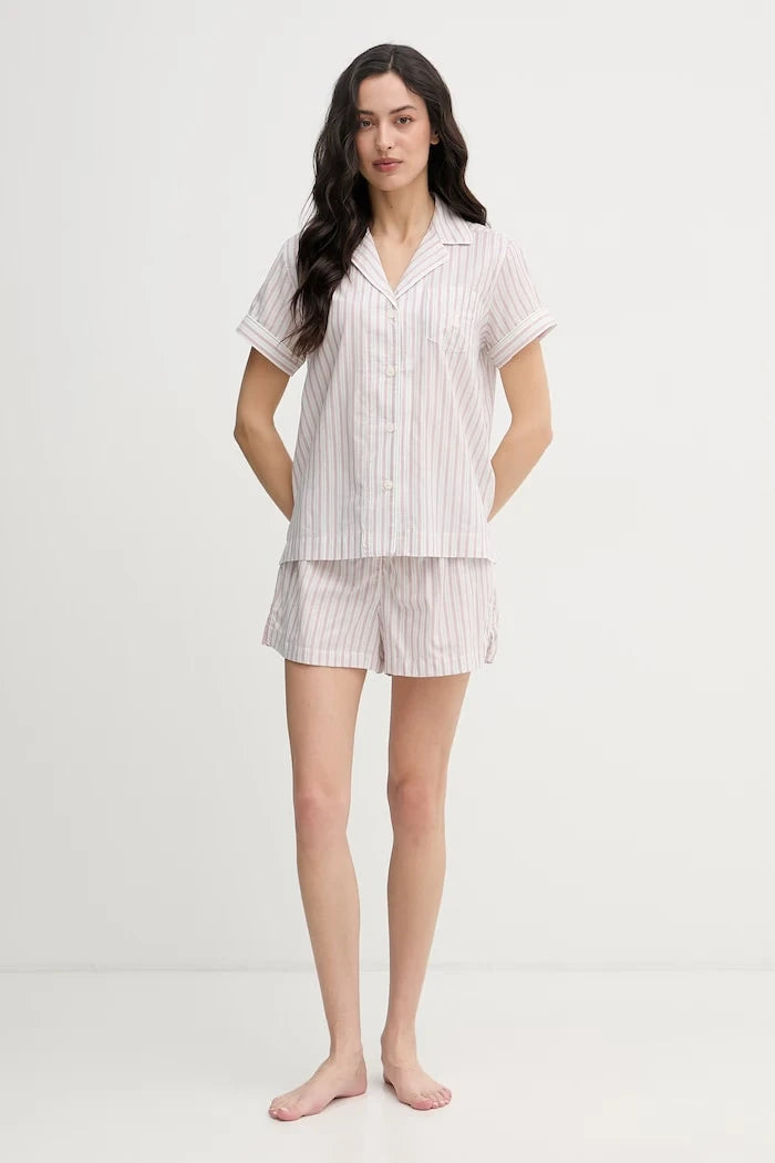 Lauren Ralph Lauren iki parçalı kadın pamuklu pijama